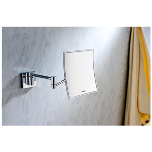 Wall mounted magnifying mirror Valera ESSENCE Square