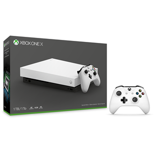 Игровая приставка Microsoft Xbox One X (1 TB) Robot White Special Edition
