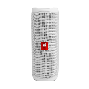 JBL Flip 5, белый - Портативная беспроводная колонка