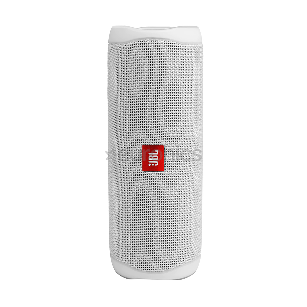 JBL Flip 5, белый - Портативная беспроводная колонка