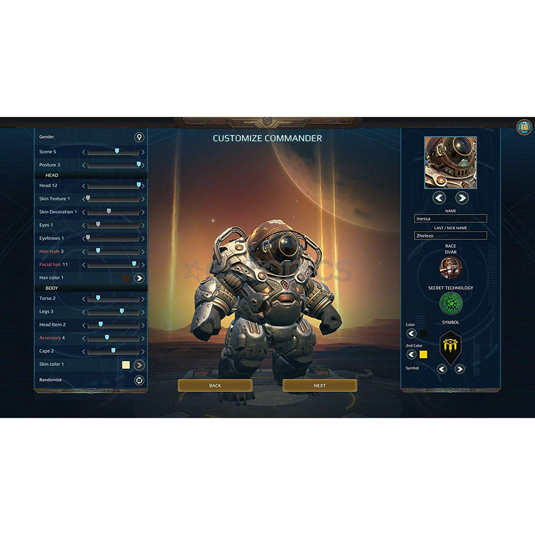 PS4 game Age of Wonders: Planetfall