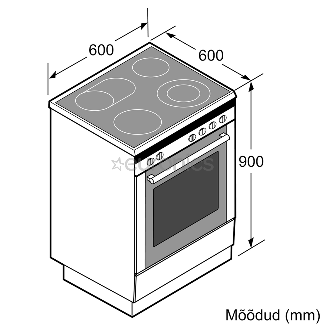 Ceramic cooker Bosch (60 cm)
