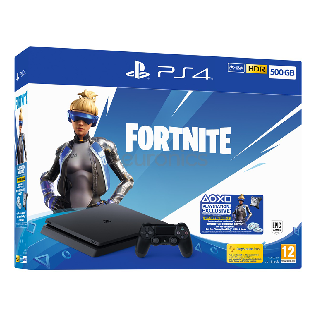 Gaming console Sony PlayStation 4 (500 GB) Fortnite Bundle