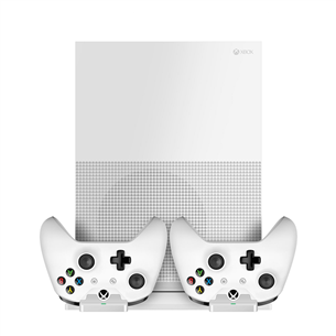 Xbox One S vertikaal alus koos laadijaga Piranha