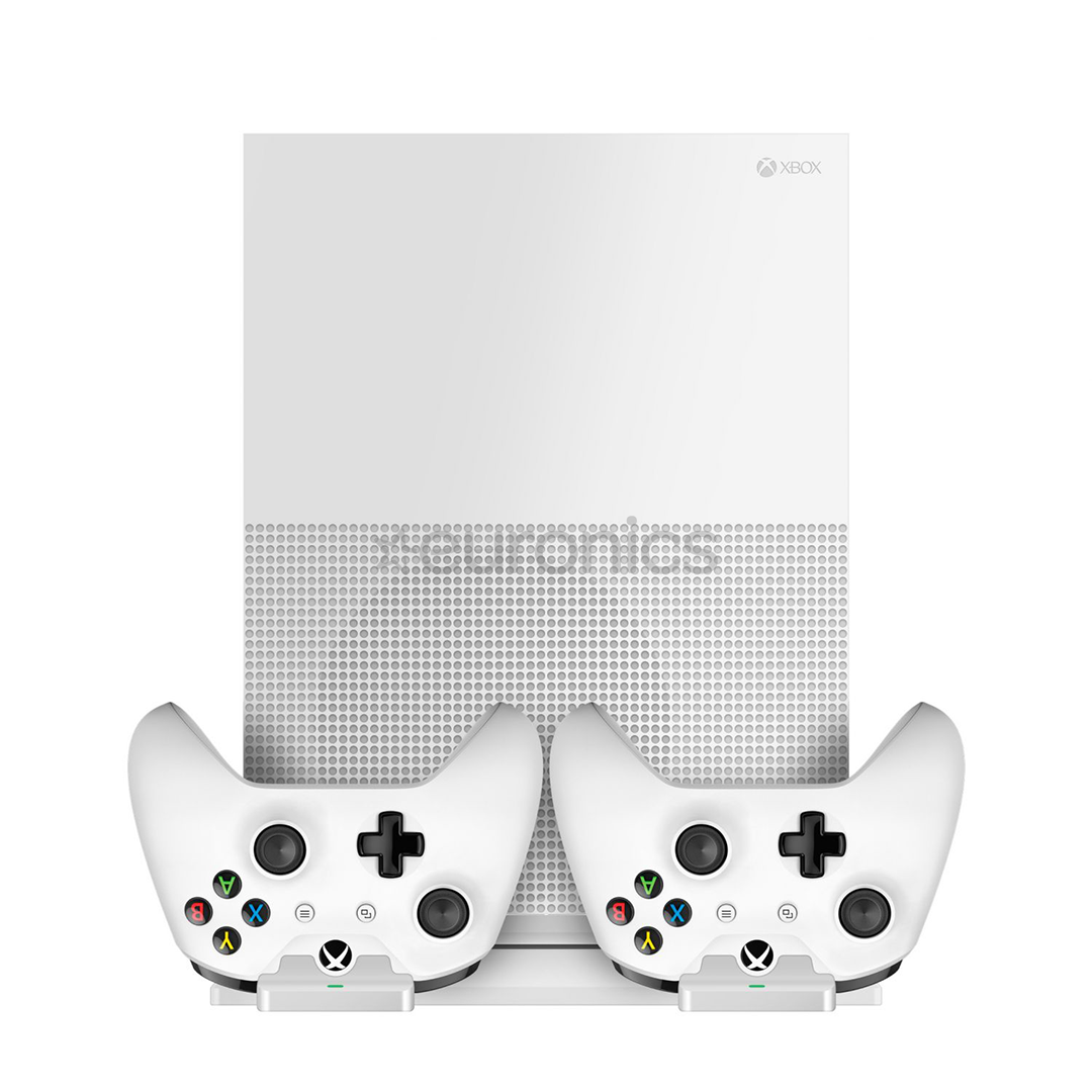 Xbox One S vertikaal alus koos laadijaga Piranha