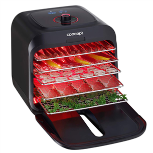 Concept, 500 W, black - Food Dehydrator