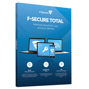 F-Secure TOTAL 1 year - 3 devices FCFTBR1N003E2