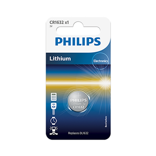 Patarei Philips CR1632 3 V Lithium