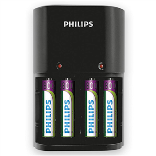 Laadija Philips + 4 x AAA 800 mAh