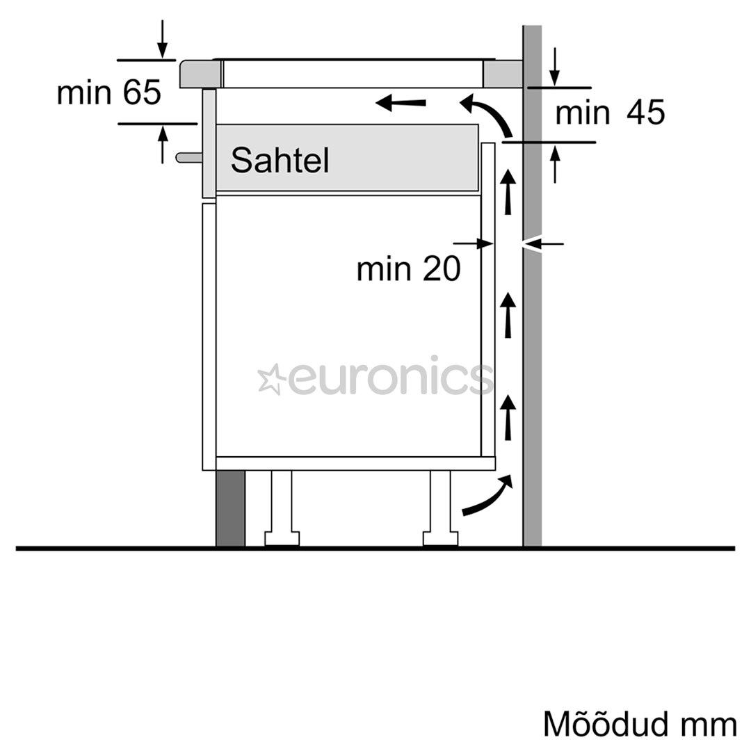 Built-in induction hob Bosch