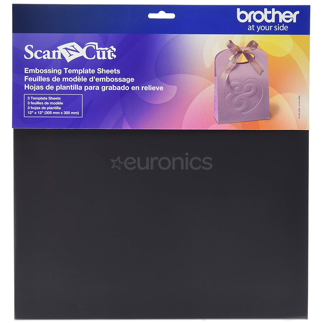 Embossing Template Sheets Brother 3 sheets