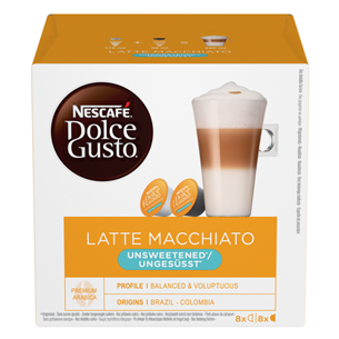 Кофейные капсулы Nescafe Dolce Gusto Latte Macchiato (без подсластителей)