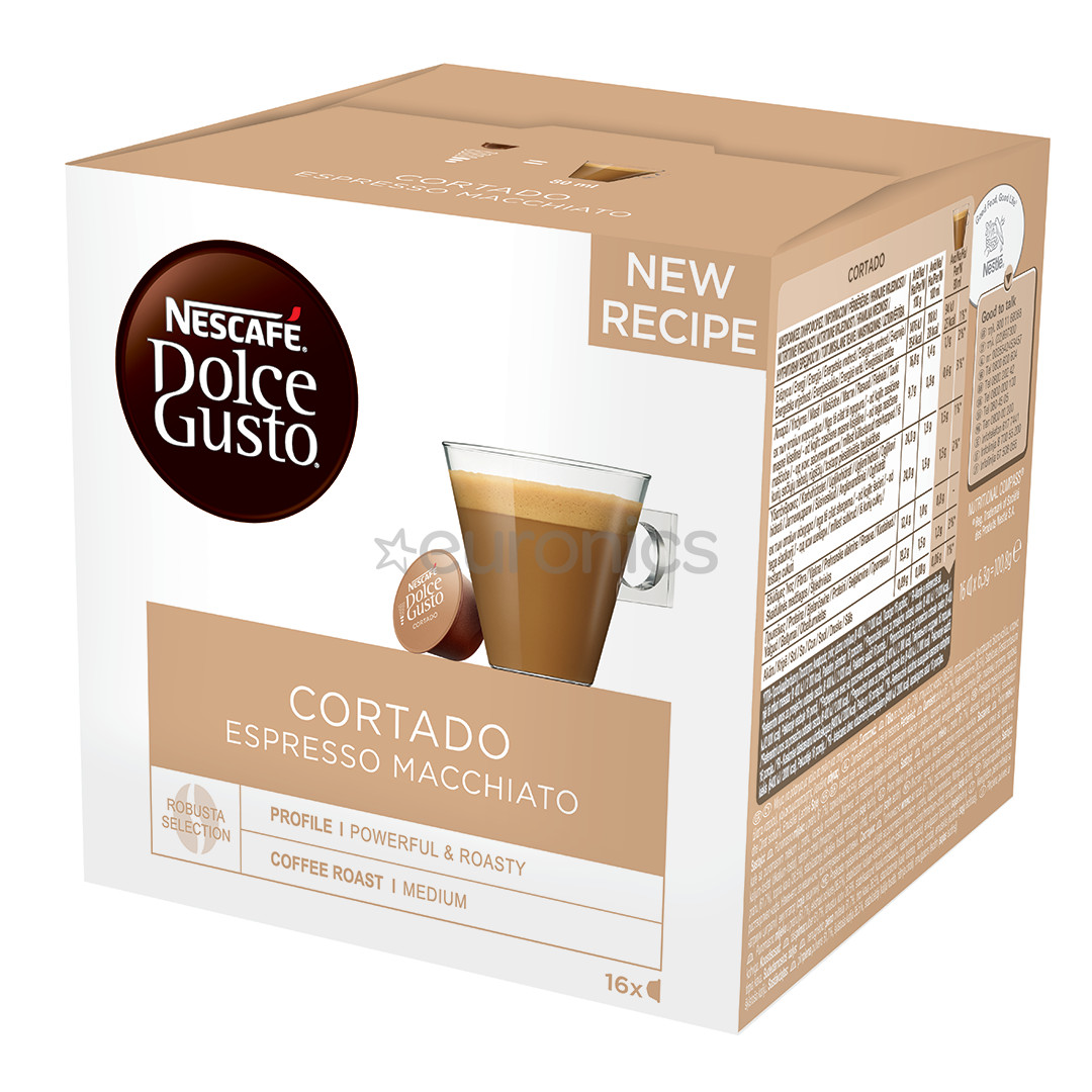 Nescafe Dolce Gusto Cortado, 16 portions - Coffee capsules