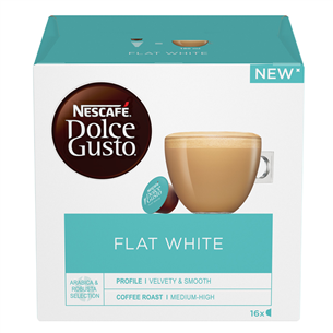 Nescafe Dolce Gusto Flat White, 16 portions - Coffee capsules 7613036595735