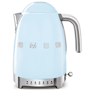 Smeg, variable thermostat, 1.7 L, blue - Kettle