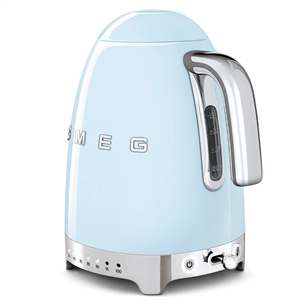 Smeg, variable thermostat, 1.7 L, blue - Kettle