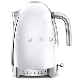 Smeg 50's Style, variable thermostat, 1.7 L, inox - Kettle KLF04SSEU