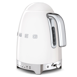 Smeg 50's Style, variable temperature, 1,7 L, white - Kettle