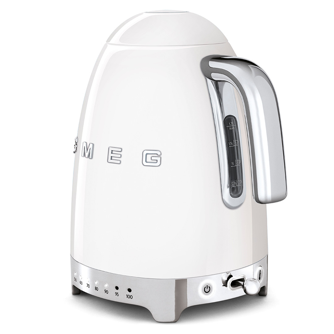 Smeg 50's Style, variable temperature, 1,7 L, white - Kettle