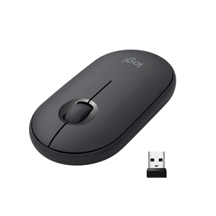 Logitech Pebble M350, must - Juhtmevaba optiline hiir