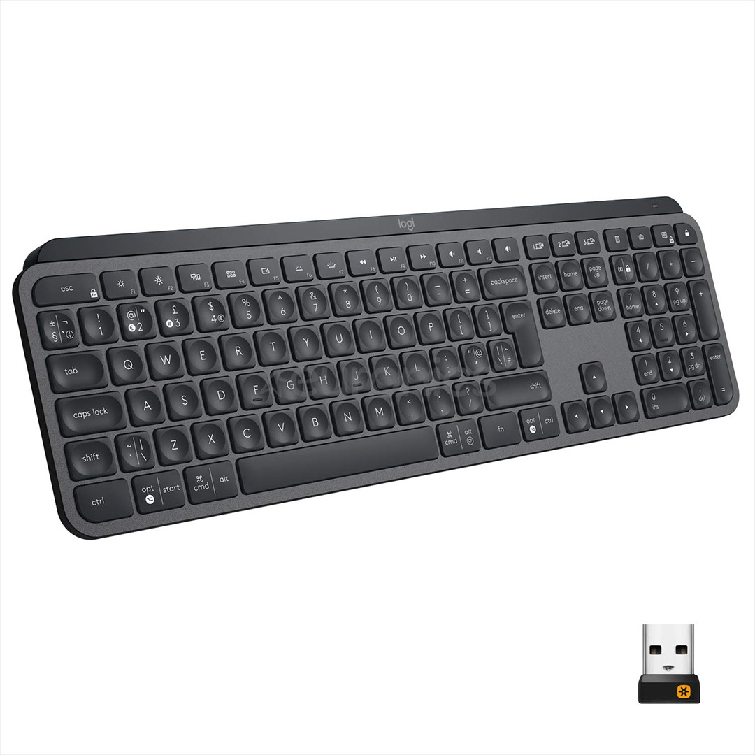 Logitech MX Keys, RUS, серый - Беспроводная клавиатура