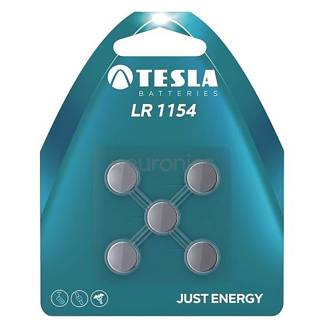 Tesla, LR1154/LR44, 5 pcs - Battery
