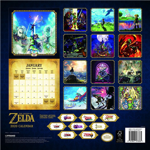 Календарь Legend of Zelda 2020