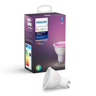 Nutivalgusti Philips Hue White and Color Ambiance Bluetooth (GU10)