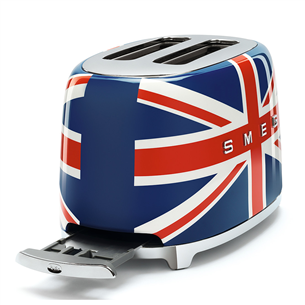 Smeg, 950 W, blue/red - Toaster