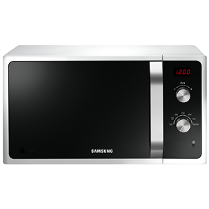 Samsung, 23 L, 800 W, white - Microwave Oven MS23F300EEW