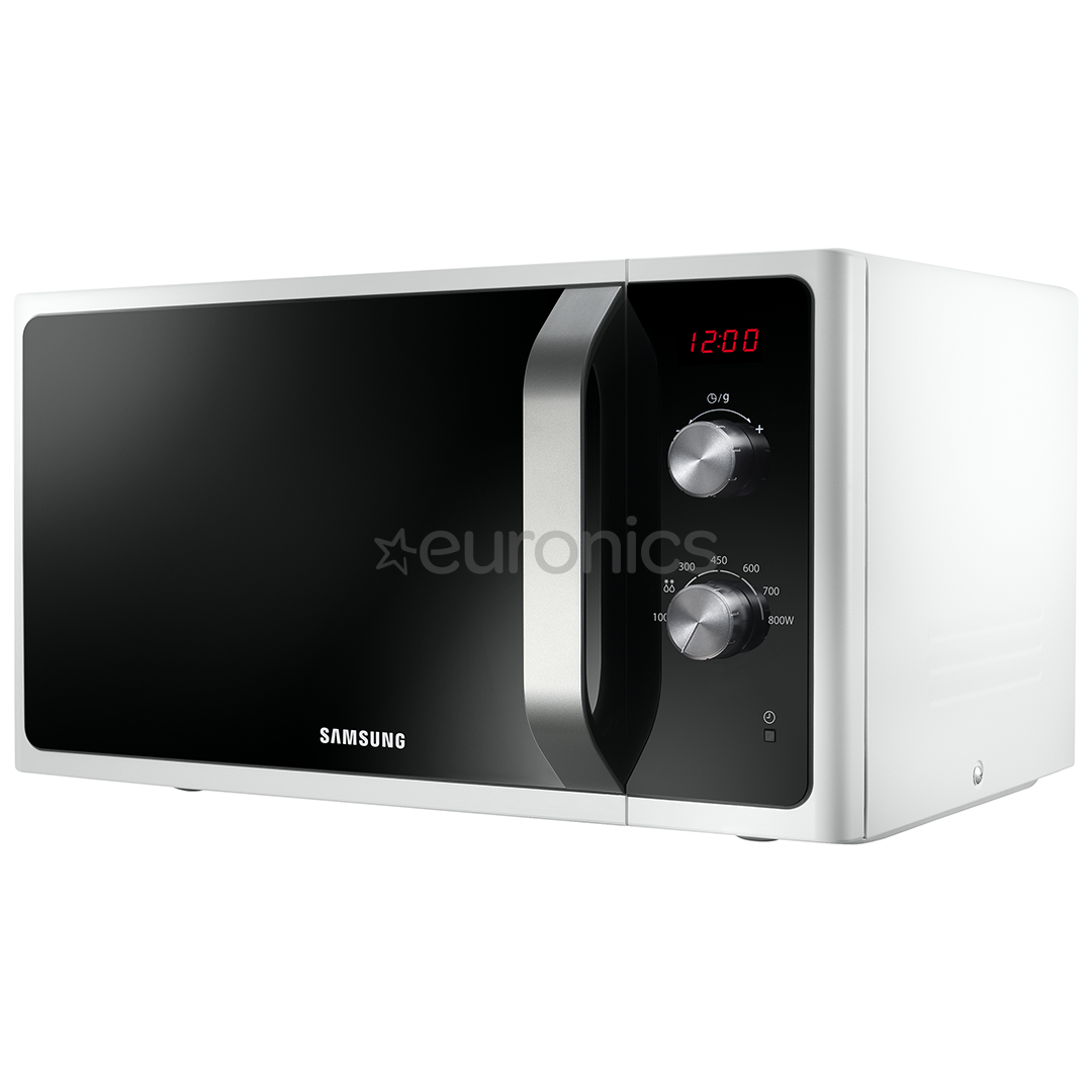 Samsung, 23 л, 1150 Вт, белый/черный - Микроволновая печь