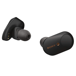 Sony WF1000XM3, must - Täisjuhtmevabad kõrvaklapid