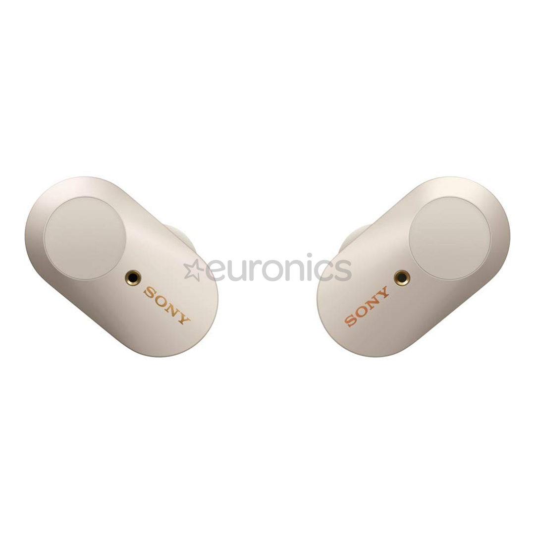 Sony WF1000XM3, silver - True-wireless Earbuds