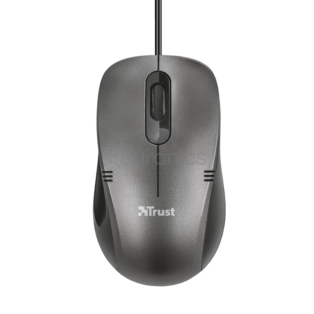Trust Ivero Compact, gray - Wired Optical Mouse