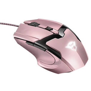 Trust GXT 101P Gav, pink - Wired Optical Mouse
