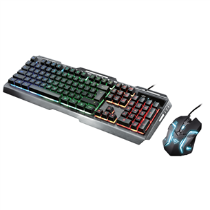 Wired keyboard + mouse Trust GXT 845 Tural Gaming Combo (SWE)