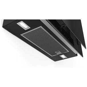 Bosch, 739 m³/h, width 59 cm, black/inox - Cooker Hood