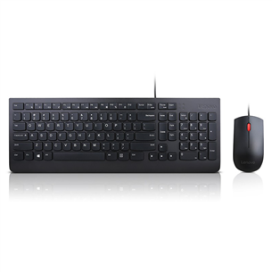 Lenovo Essential Combo, US, black - Desktop