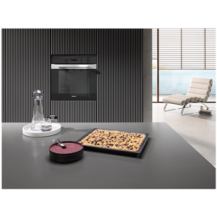Miele, pyrolytic cleaning, 76 L, inox/black - Built-in Oven