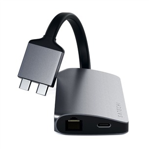 USB-C jagaja Satechi Multimedia Dual 4K HDMI