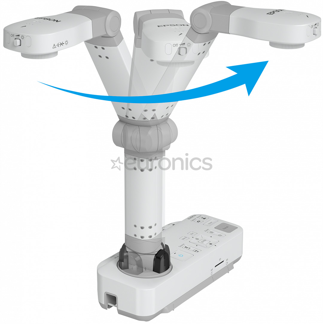 Epson Visualizer ELPDC13, FHD, white - Document camera