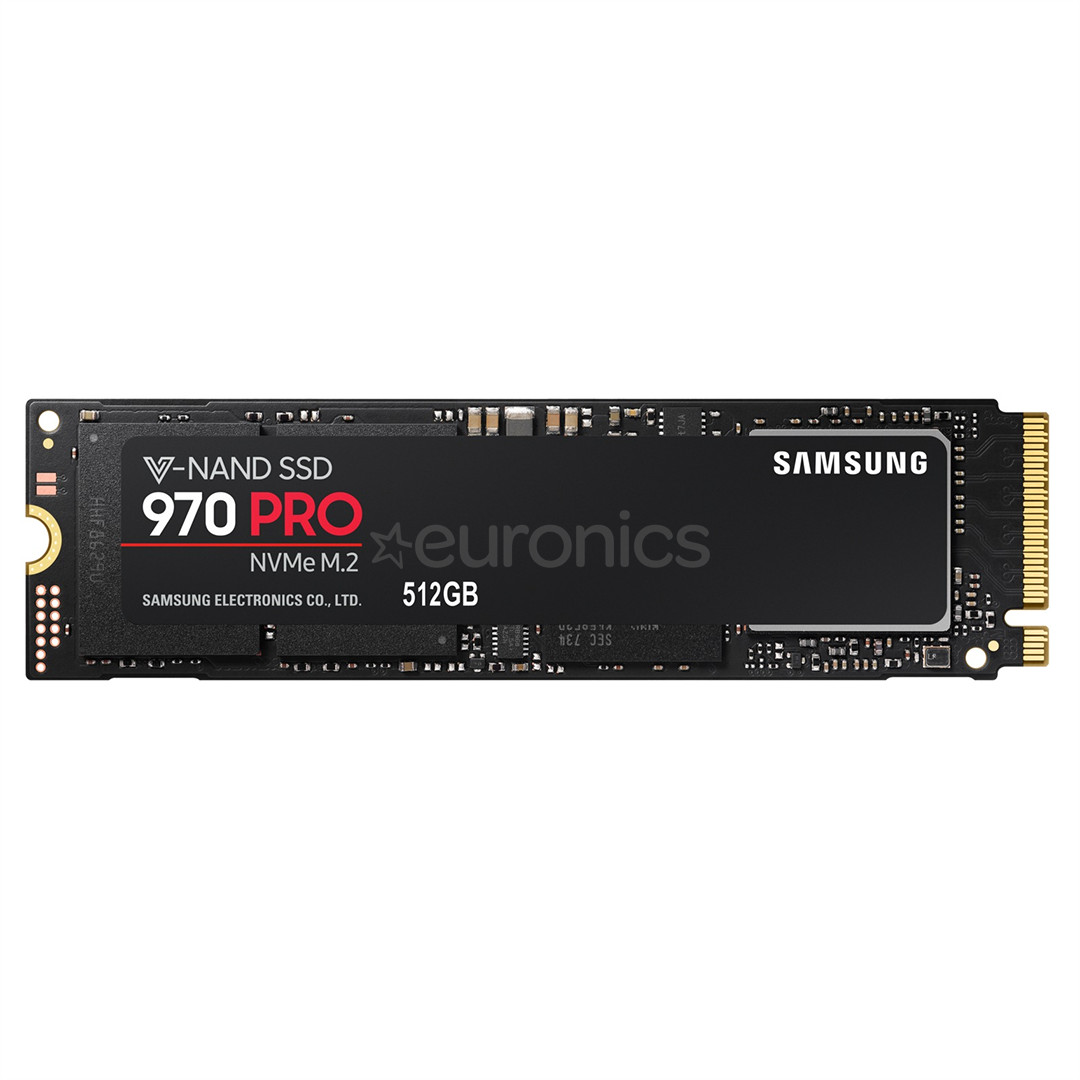 Samsung 970 PRO, M.2, NVMe, PCIe 3.0, 512 GB - SSD