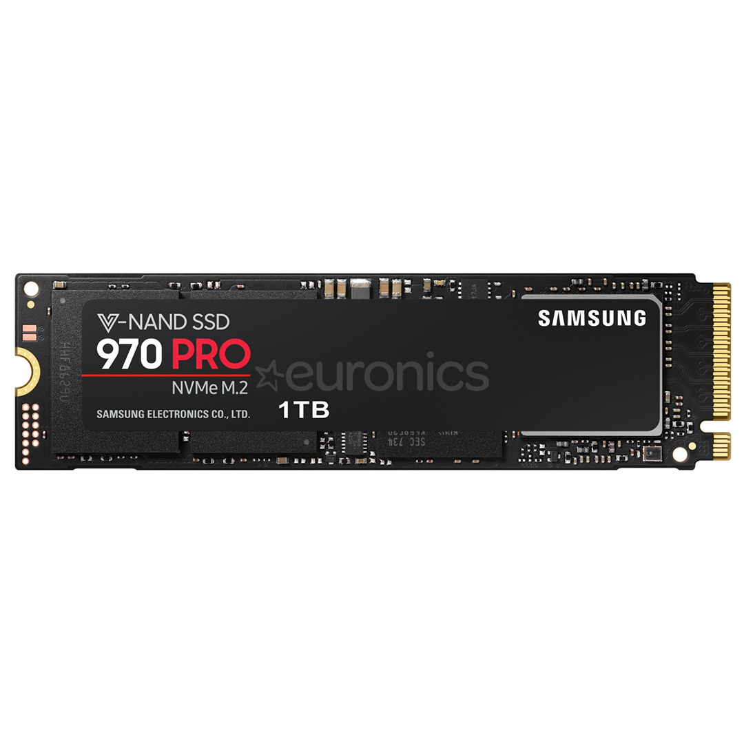 Samsung 970 PRO, M.2, NVMe, PCIe 3.0, 1 TB - SSD