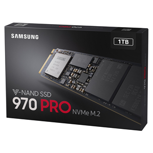 Samsung 970 PRO, M.2, NVMe, PCIe 3.0, 1 TB - SSD