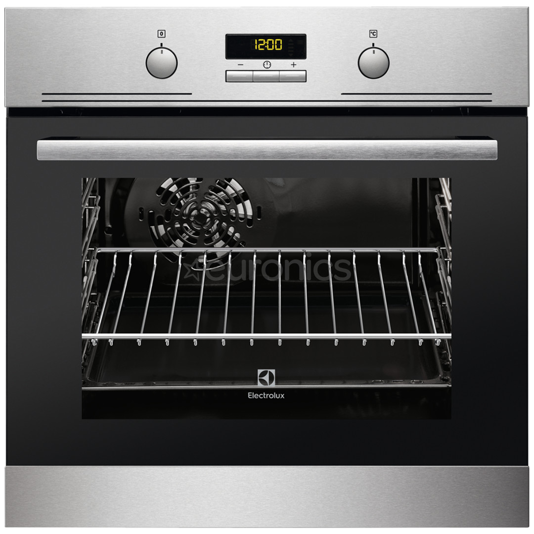 Electrolux, pyrolytic cleaning, 57 L, inox - Built-in Oven