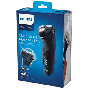 Philips 3000 Wet & Dry, black - Shaver