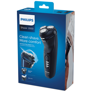 Philips Series 3000 Wet & Dry, черный  - Бритва