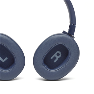 JBL Tune 750, sinine - Kõrvapealsed juhtmevabad kõrvaklapid