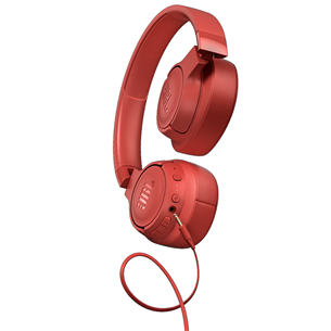 JBL Tune 750, punane - Kõrvapealsed juhtmevabad kõrvaklapid