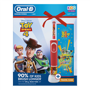 Электрическая зубная щетка Braun Oral-B ToyStory + футляр